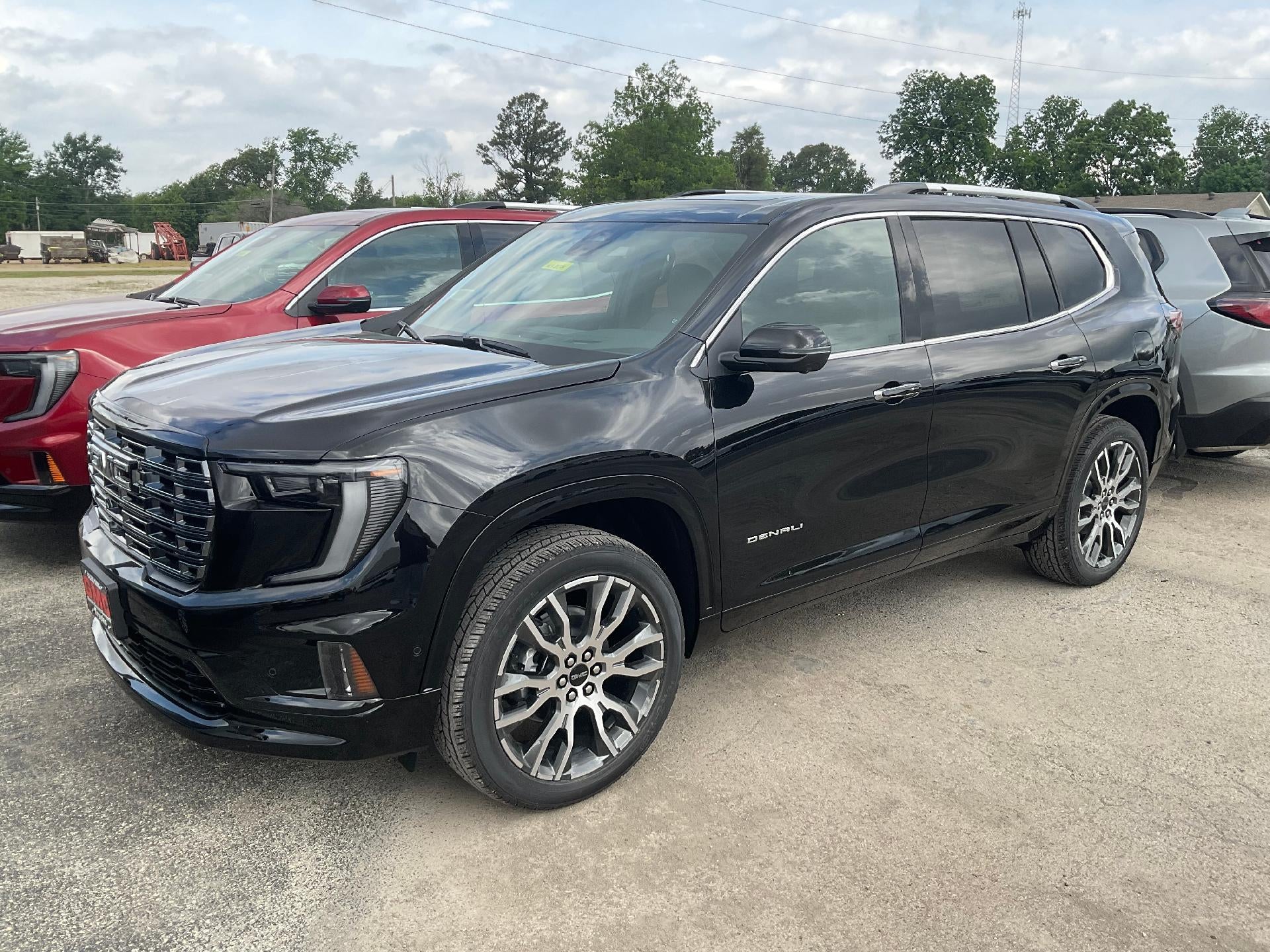 2026 GMC Acadia Denali Ultimate in Ebony Twilight Metallic — front three-quarter view