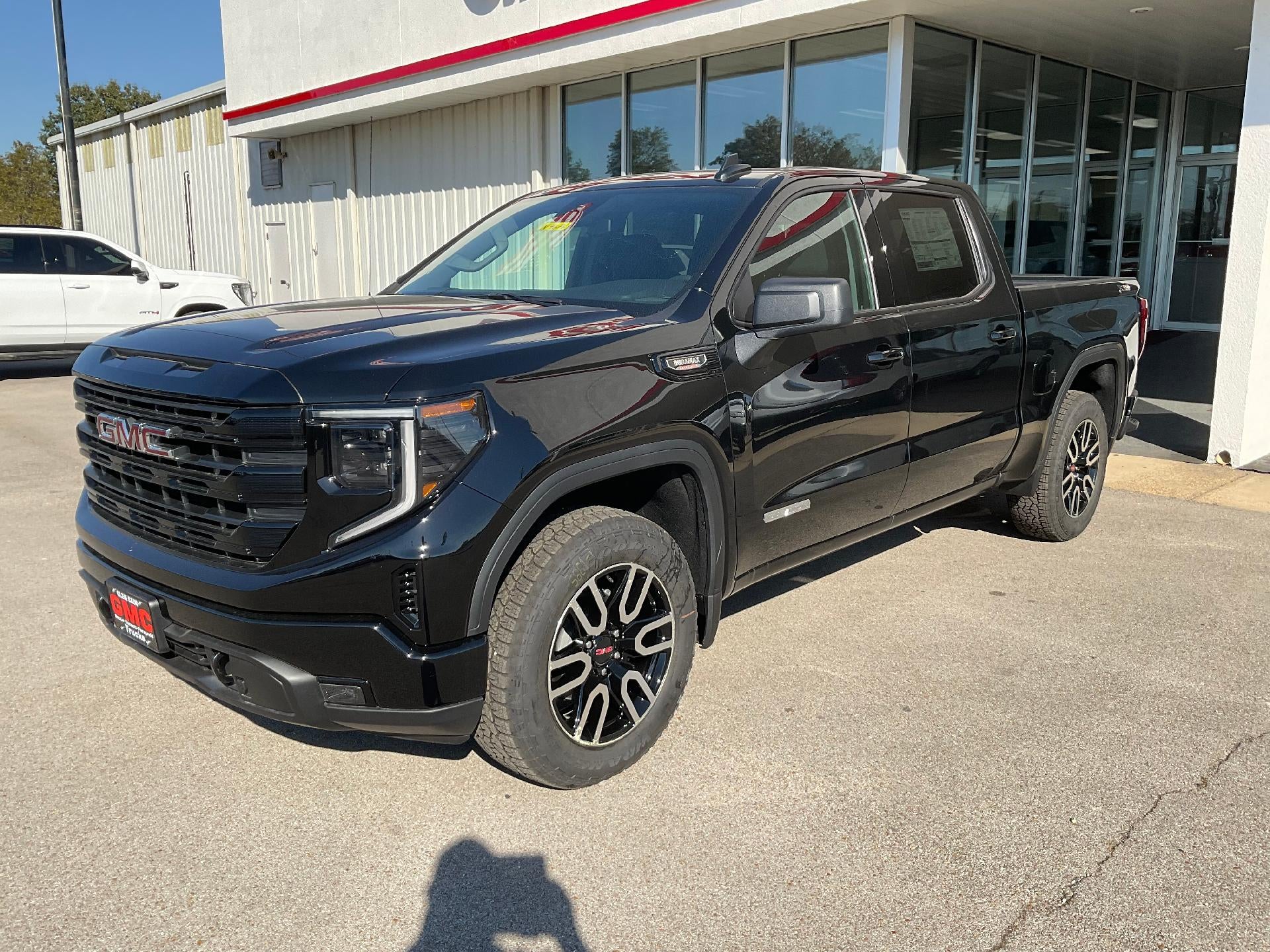 2026 GMC Sierra 1500 Elevation in Onyx Black — front three-quarter view