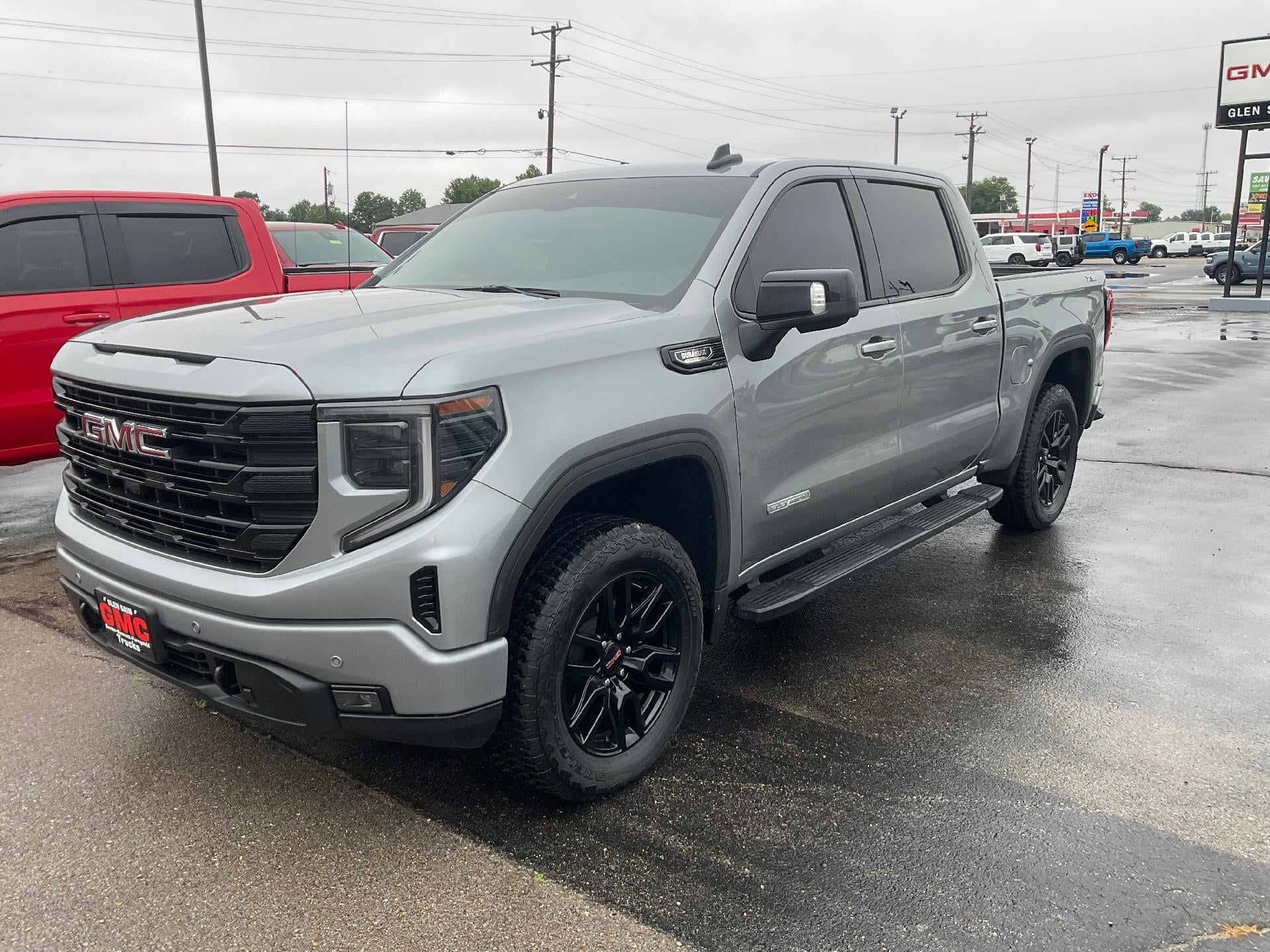 2026 GMC Sierra 1500 Elevation in Sterling Metallic — front three-quarter view