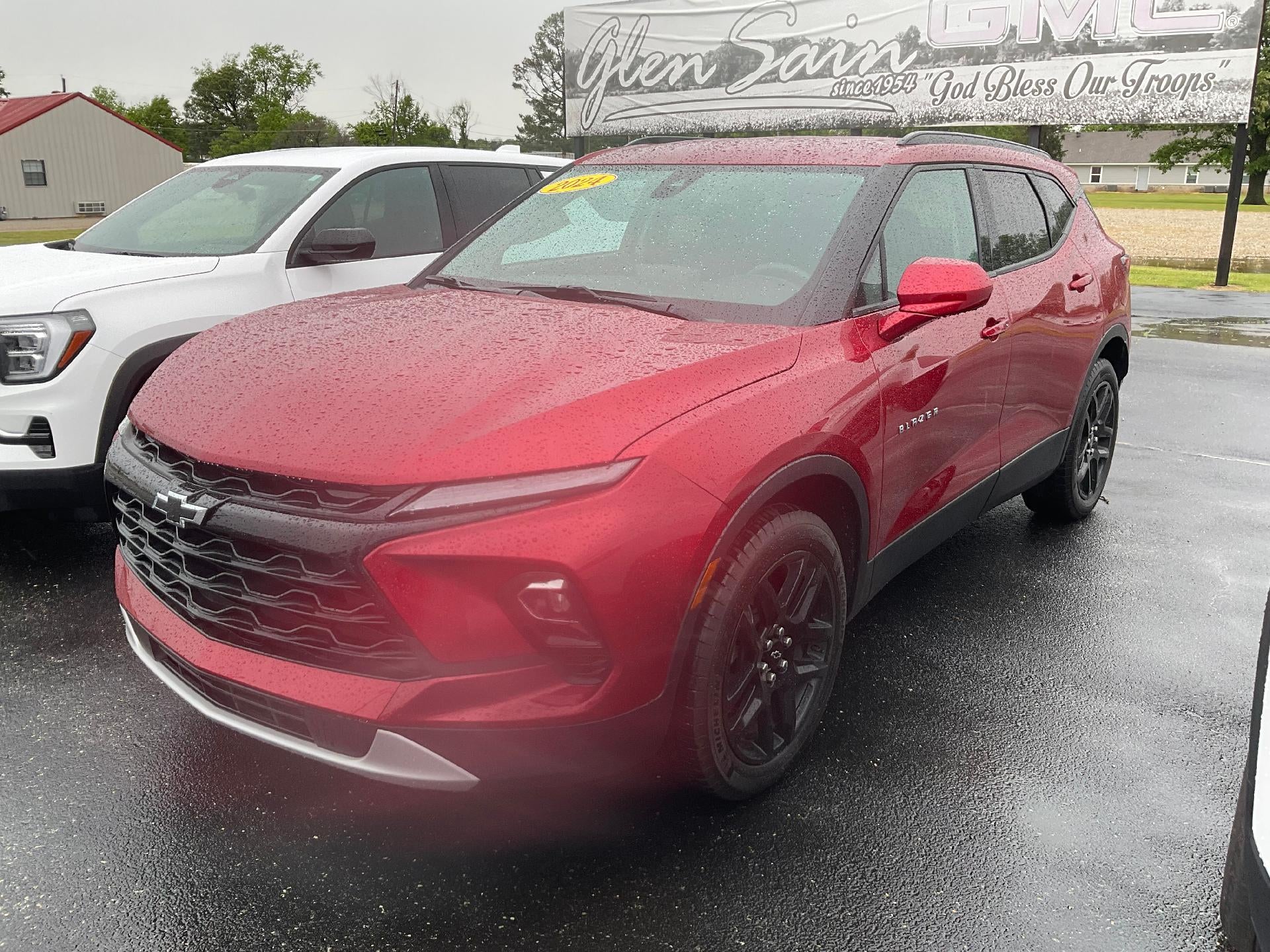 2024 Chevrolet Blazer 2LT in Radiant Red Tintcoat — front three-quarter view