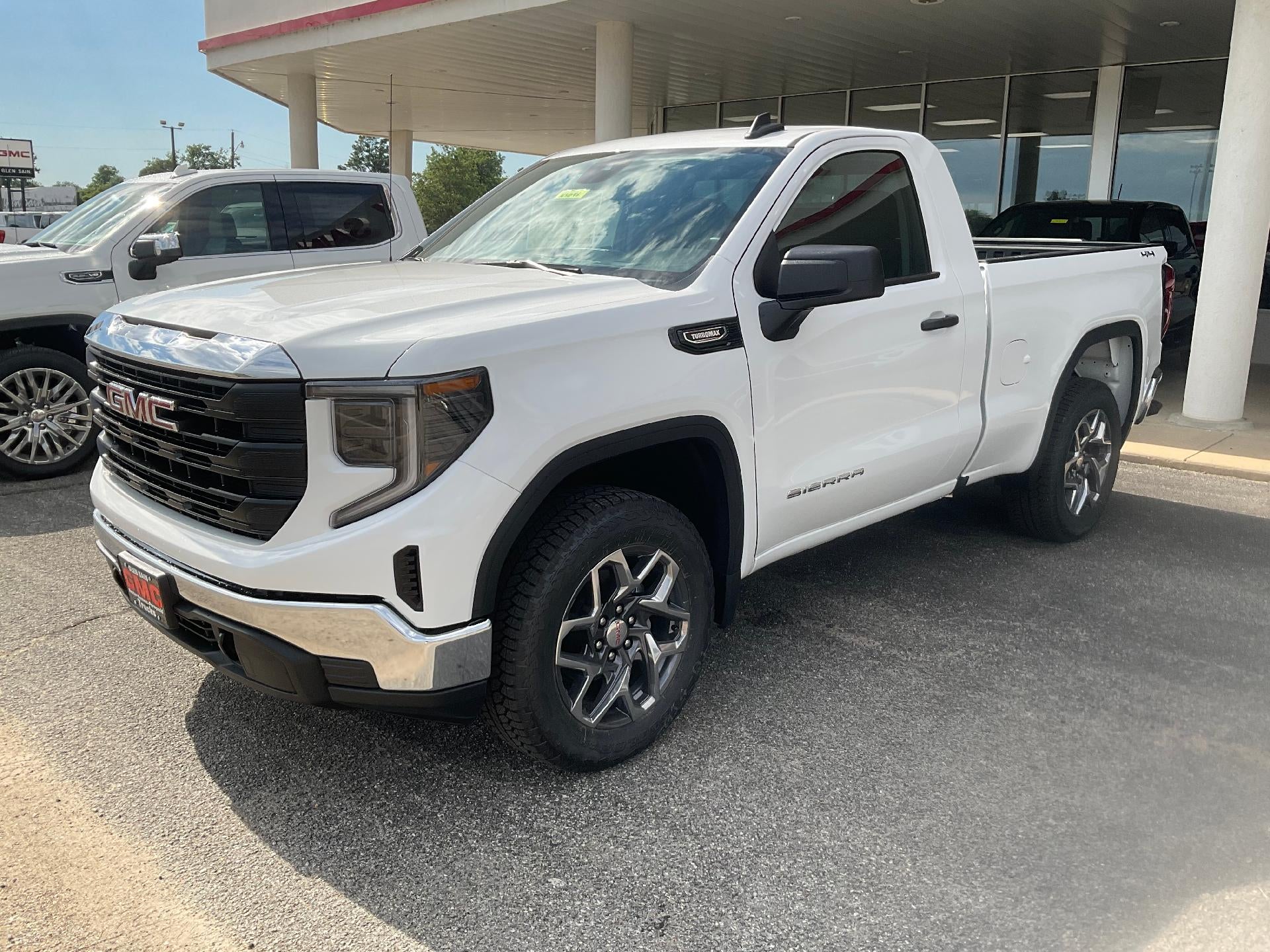 2026 GMC Sierra 1500 Pro in Summit White — front three-quarter view